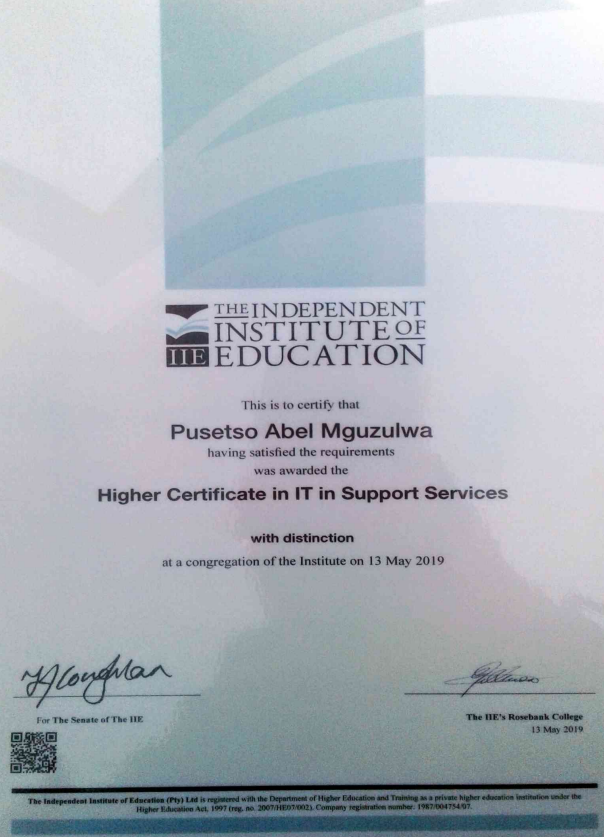 IT Support Cert